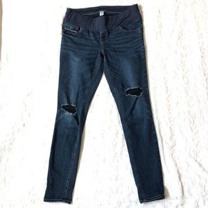 Distressed Maternity Jeans